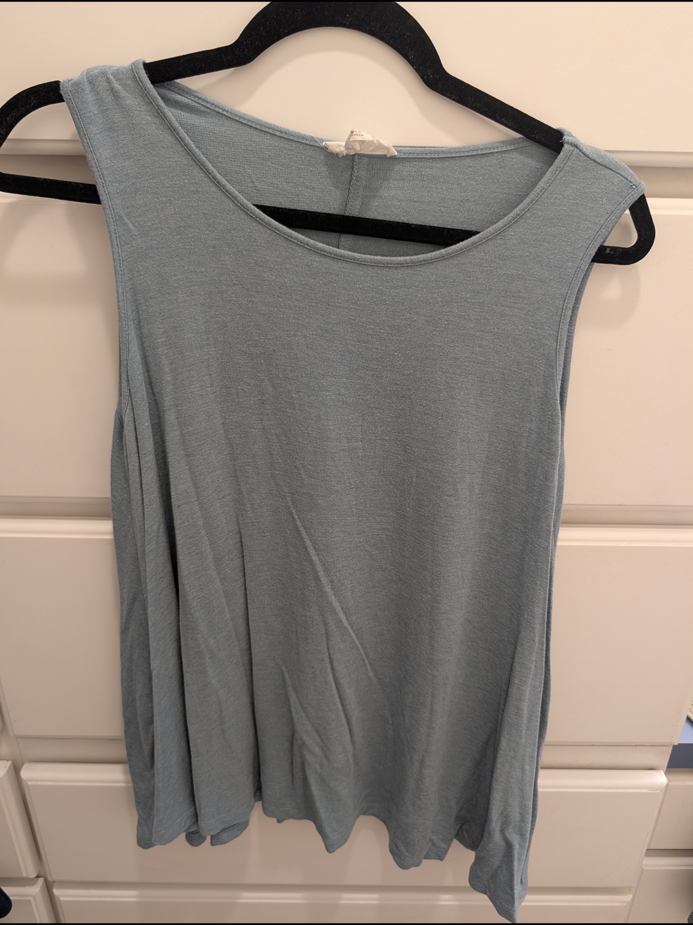 Soft Sleeveless Women's Tank Top in Light Blue